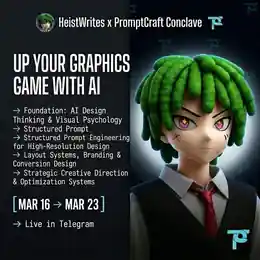 HeistWrites × PromptCraft Conclave masterclass poster